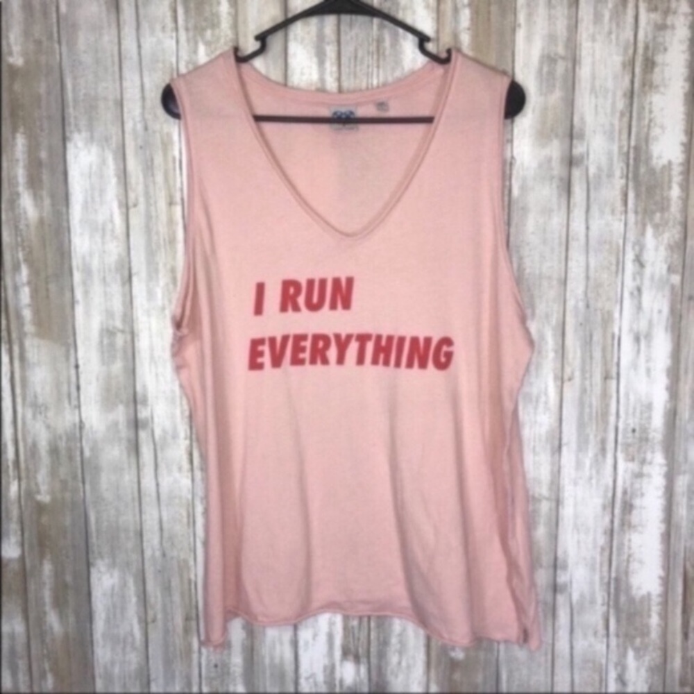 JunkFood Wonder Woman Run Everything Tank